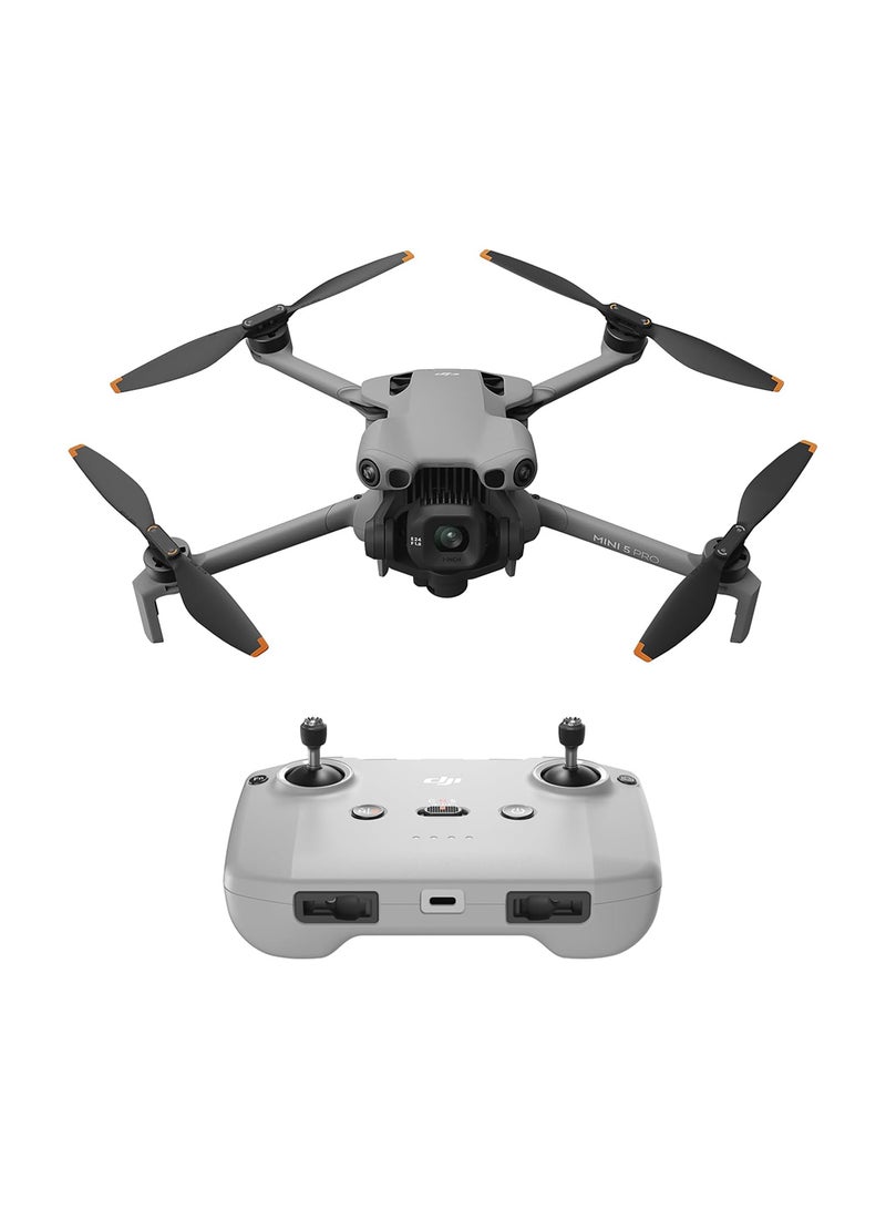 dji Mini 5 Pro, Foldable Drone with Camera, 1-Inch CMOS, Omnidirectional Obstacle Sensing, ActiveTrack 360°, 225° Gimbal Rotation, 20km Transmission, 4K Drone for Beginners - MOIAT Certified - Image 1