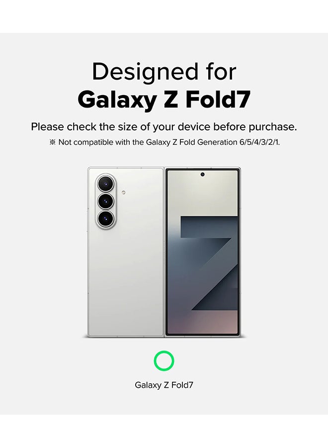 Ringke Hinge Dual Easy Pro Film Compatible with Samsung Galaxy Z Fold 7 Screen Protector, Premium 9H Hardness, Anti-Scratch- 2 Pack, W Installation Jig - Clear - Image 3