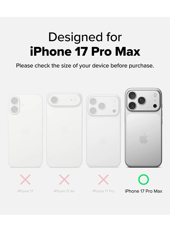 Ringke Fusion Bold Magnetic For iPhone 17 Pro Max Case Cover Firm Grip Frame Anti-Fingerprint Frosted Hard Back Shockproof Bumper Back Cover - Matte Smoke - Image 3