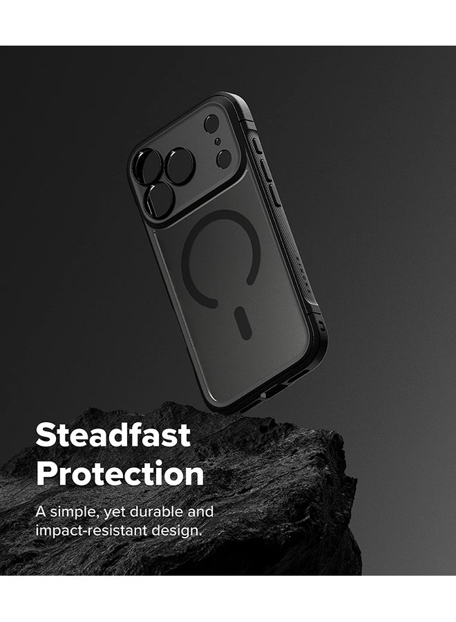 Ringke Fusion Bold Magnetic For iPhone 17 Pro Max Case Cover Firm Grip Frame Anti-Fingerprint Frosted Hard Back Shockproof Bumper Back Cover - Matte Smoke - Image 5