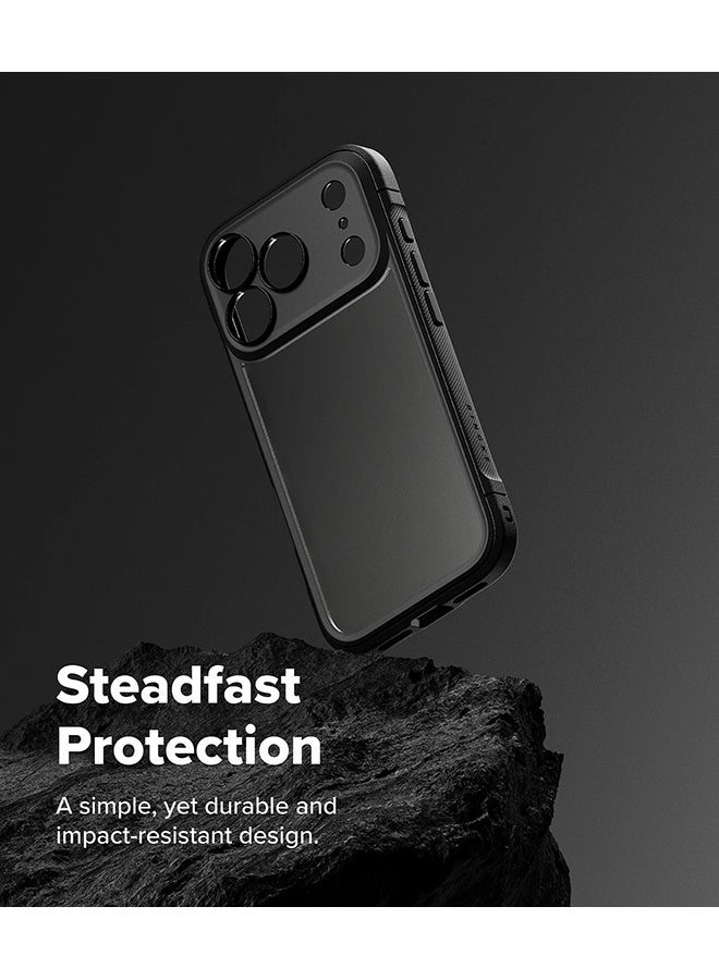 Ringke Fusion Bold For iPhone 17 Pro Max Case Cover, Firm Grip Frame Anti-Fingerprint Frosted Hard Back Shockproof Bumper Back Cover - Matte Smoke - Image 3