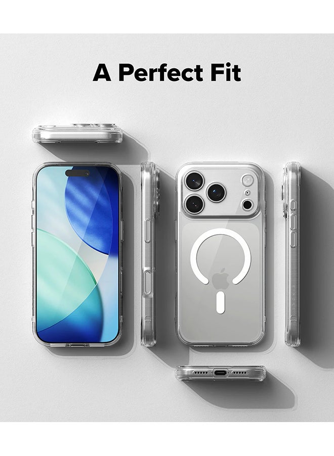 Ringke Fusion Magnetic Case For iPhone 17 Pro Max Case, Cover Strong Magnet Anti-Fingerprint Rugged Shockproof Protective Phone Cover - Clear - Image 5