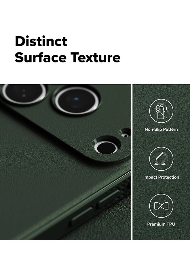 Ringke Onyx Case For iPhone 17 Pro Max, Enhanced Grip Tough Flexible TPU Shockproof Rugged TPU Bumper Drop Protection Phone Cover - Dark Green - Image 3