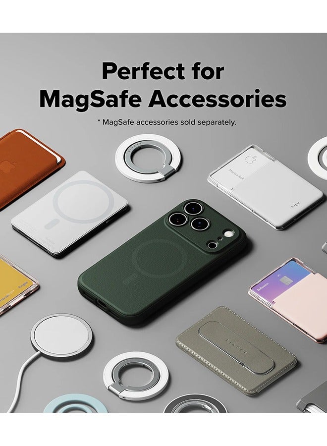 Ringke Onyx Magnetic For iPhone 17 Pro Max Case For MagSafe Enhanced Grip Tough Flexible TPU Shockproof Bumper Drop Protection Phone Cover - Dark Green - Image 3