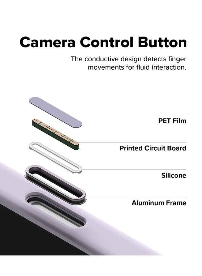 Ringke Silicone Magnetic For iPhone 17 Pro Max Case Cover Powerful Magnet Long Lasting Silky Feel Anti-Fingerprint - Light Purple - Image 3