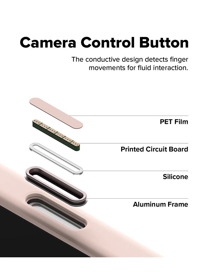 Ringke Silicone Magnetic For iPhone 17 Pro Max Case Cover Powerful Magnet Long Lasting Silky Feel Anti-Fingerprint - Pink Sand - Image 3