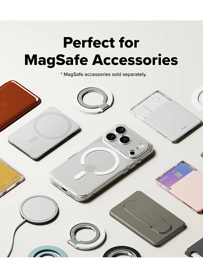 Ringke Fusion Magnetic Case For iPhone 17 Pro Case Cover Strong Magnet Anti-Fingerprint Rugged Shockproof Protective Phone Cover - Clear - Image 3