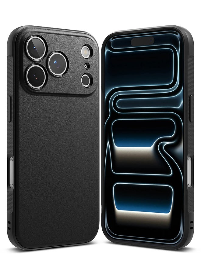 Ringke Onyx Case For iPhone 17 Pro, Enhanced Grip Tough Flexible TPU Shockproof Rugged TPU Bumper Drop Protection Phone Cover - Black - Image 1