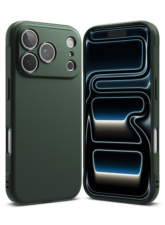 Ringke Onyx Case For iPhone 17 Pro, Enhanced Grip Tough Flexible TPU Shockproof Rugged TPU Bumper Drop Protection Phone Cover - Dark Green - Image 1