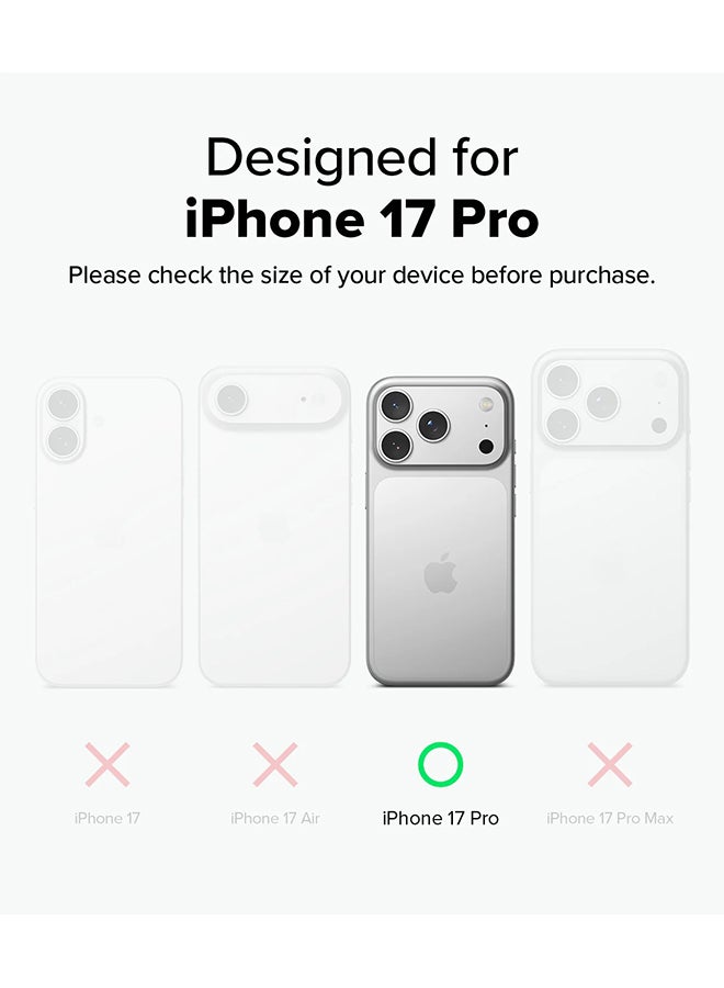 Ringke Silicone Magnetic For iPhone 17 Pro Case Cover Powerful Magnet Long Lasting Silky Feel Anti-Fingerprint Back Cover - Tangerine - Image 2