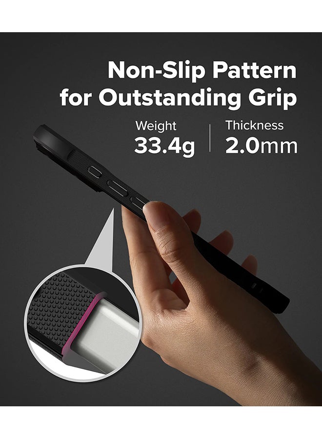 Ringke Onyx Case For iPhone 17, Enhanced Grip Tough Flexible TPU Shockproof Rugged TPU Bumper Drop Protection Phone Cover - Black - Image 4