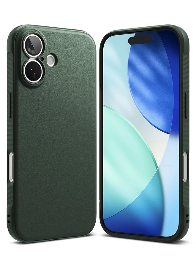 Ringke Onyx Case For iPhone 17, Enhanced Grip Tough Flexible TPU Shockproof Rugged TPU Bumper Drop Protection Phone Cover - Dark Green - Image 1