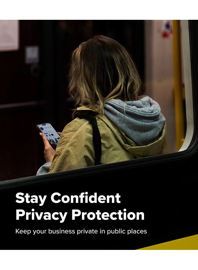 Ringke Privacy Tempered Glass Easy Slide, Anti Spy For iPhone 17 Air Screen Protector,Case Friendly Privacy Screen Protector - 2 pack, w installation Jig - Image 5