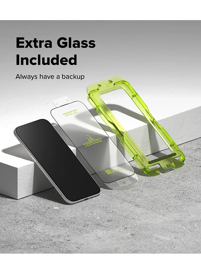 Ringke Tempered Glass Easy Slide For iPhone 17 Air Screen Protector, Case Friendly 9H Hardness, Anti-Scratch, Easy to Install - 2 Pack, W Installation Jig - Image 5