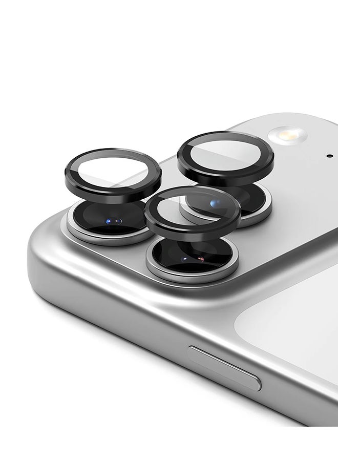 Ringke Camera Lens Frame Glass Protector For iPhone 17 Pro / 17 Pro Max, Anti-Fingerprint Tempered Glass Covers & Aluminum Alloy Frames - 2 Pack - Image 1