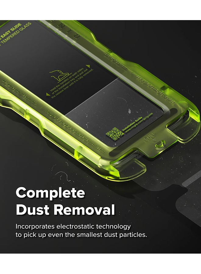 Ringke Privacy Tempered Glass [Easy Slide ] [Anti Spy] For iPhone 17 Pro Screen Protector, Case Friendly Privacy Screen Protector- 2 Pack, W Installation Jig - Image 4