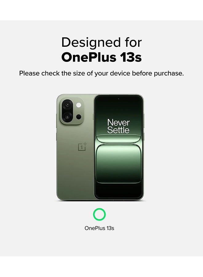 رينجك حافظة فيوجن-إكس لهاتف OnePlus 13S، مضادة للخدش، متينة، غلاف PC + TPU - كامو أسود - Image 2