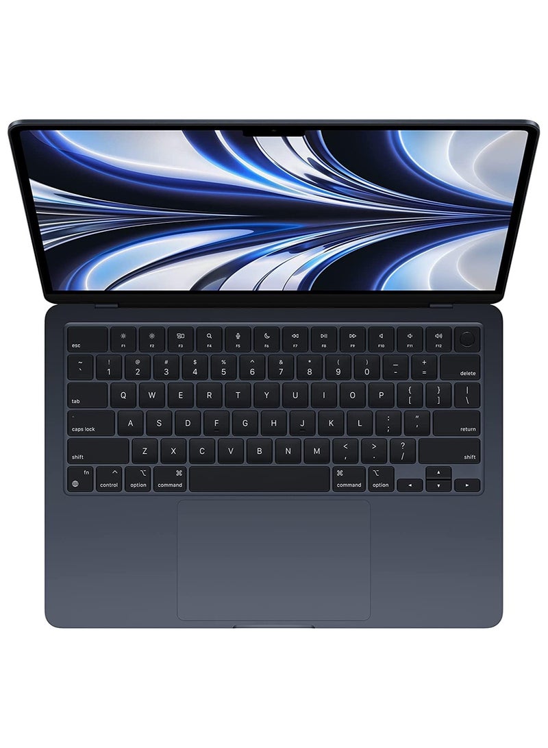 Apple Renewed - MacBook Air 2022 with Apple M2 Chip, 8-Core CPU/8-Core GPU, 13-inch, 8GB RAM, 256GB SSD Storage, Midnight English/Arabic Midnight - Image 4