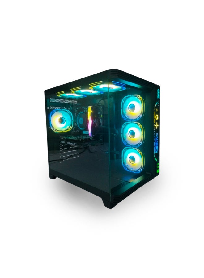 GAMEON Gaming PC With Core i5-14400F Processor/16GB RAM DDR4/1TB SSD/6GB Nvidia GeForce RTX 3050 Graphics/Windows 11 Pro/ Black - Image 1