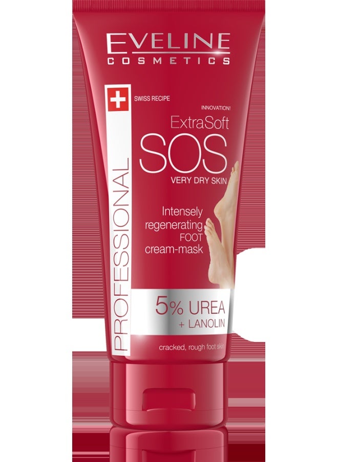 Eveline Extra Soft Sos Regenerating Foot Cream 5% Urea 100ml