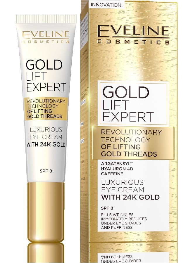 Eveline Gold Lift Expert Anti-Wrinkle Eye Cream 15ml