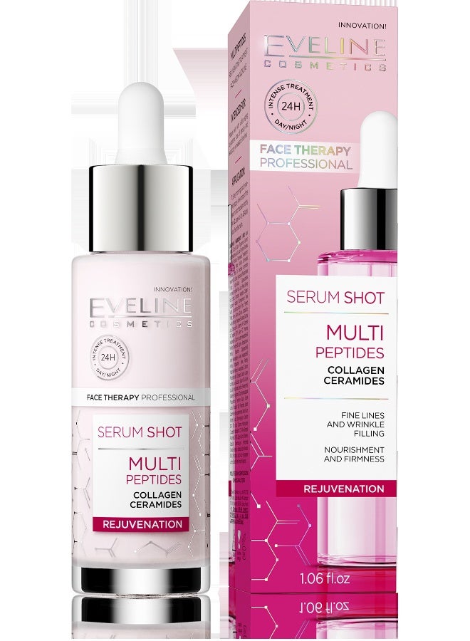 Eveline Serum Shot Multi Peptides Ceramide Rejuvenation 30ml