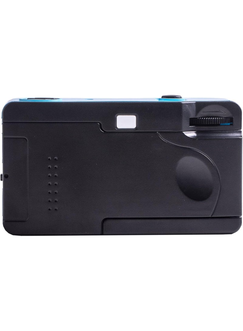 كوداك M35 35mm Film Camera - Focus Free, Reusable, Built in Flash, Easy to Use (Cerulean Blue) - Image 4