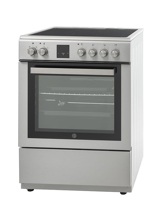 HOOVER Free Standing 60x60 Cm Ceramic/Electric Cooker, 65L Electric Oven with convection oven fan, Double-Glazed Door, With Child Lock, Made In Turkey 1 Year Manufacturer, Inox Finish- HVC-V64E-SP HVC-V64E-SP silver - Image 3