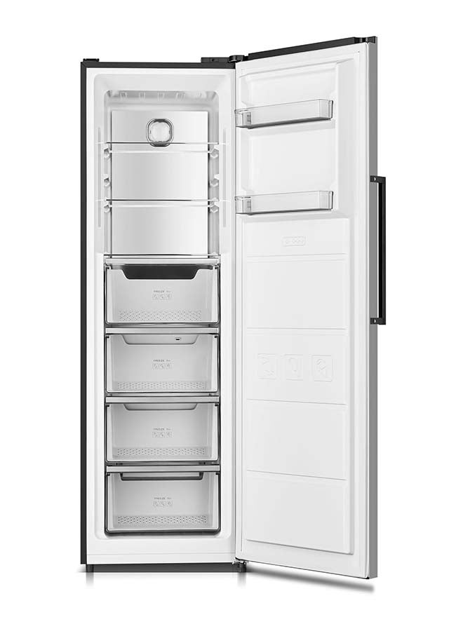 HOOVER 345L Total No Frost Convertible Temp 2 In 1 Fridge-Freezer Combinations, Inverter System, Metal Multi Air Cooling, LED Light, Door Display, 1 Year Manufacturer, Inox Finish- HSFR-K345-S HSFR-K345-S Inox - Image 5