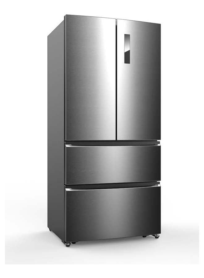 HOOVER 670L French Door Refrigerator, Inverter Compressor, LED Display with Touch Control,2 Metal Glide Drawers, 10 Year Warranty, Silver - HFD-K670-S HFD-K670-S Silver - Image 2