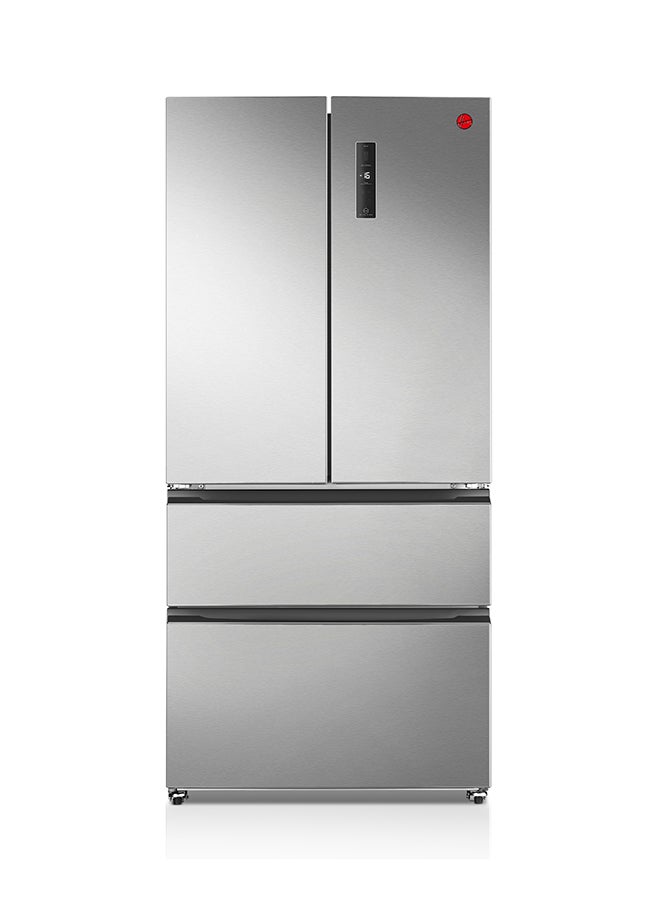 Hoover 670L French Door Refrigerator, Inverter Compressor, LED Display with Touch Control, Silver, 531L Net (670L Gross) – HFD-K670-S HFD-K670-S Silver - Image 1