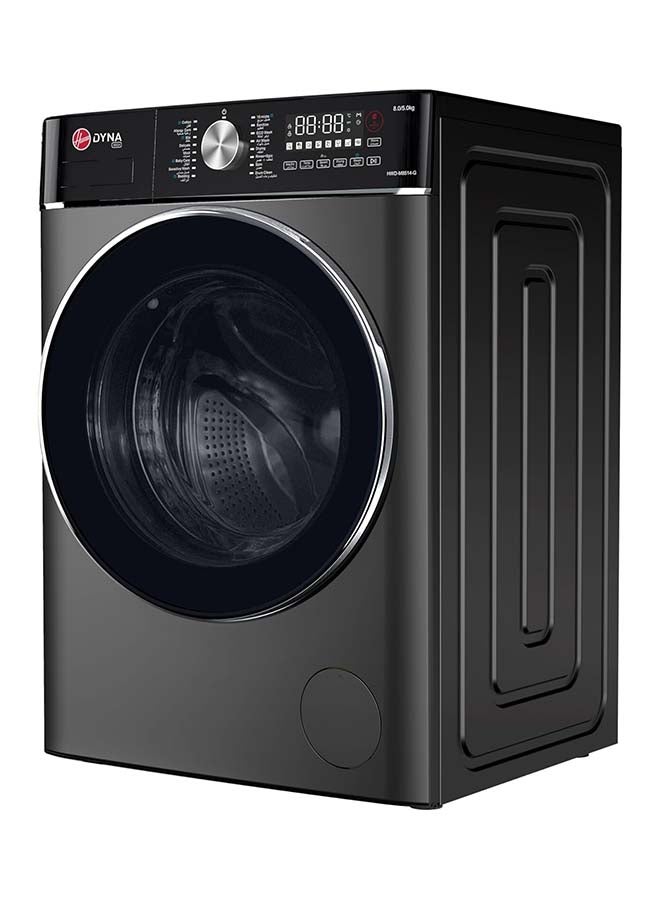 HOOVER Washer-Dryer Combo, 8kg Wash, 5kg Dry, 1400 RPM, 17 Programs, Inverter Motor, Knob & Touch Control Panel, 1 Year Manufacturer & 10-Year Warranty on Inverter Motor,Lava Grey - HWD-M8514-G 8 kg HWD-M8514-G Lava Grey - Image 2