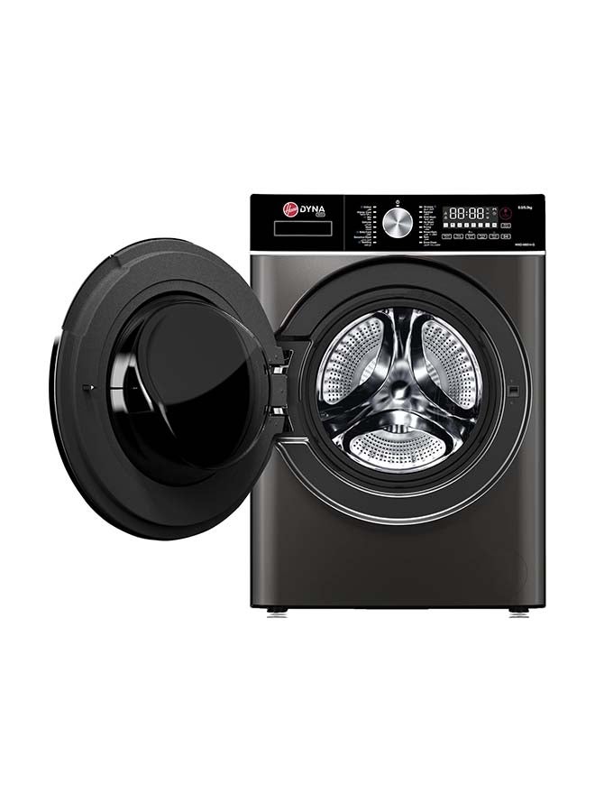 HOOVER Washer-Dryer Combo, 8kg Wash, 5kg Dry, 1400 RPM, 17 Programs, Inverter Motor, Knob & Touch Control Panel, 1 Year Manufacturer & 10-Year Warranty on Inverter Motor,Lava Grey - HWD-M8514-G 8 kg HWD-M8514-G Lava Grey - Image 3