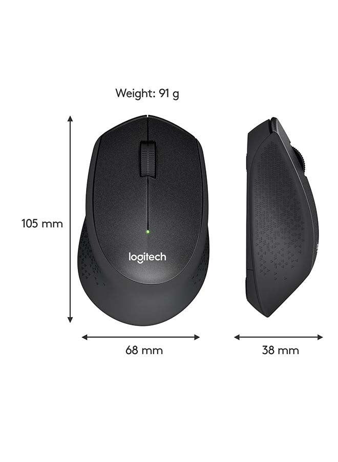 لوجيتيك M330 Silent Wireless Mouse - Black - Image 2
