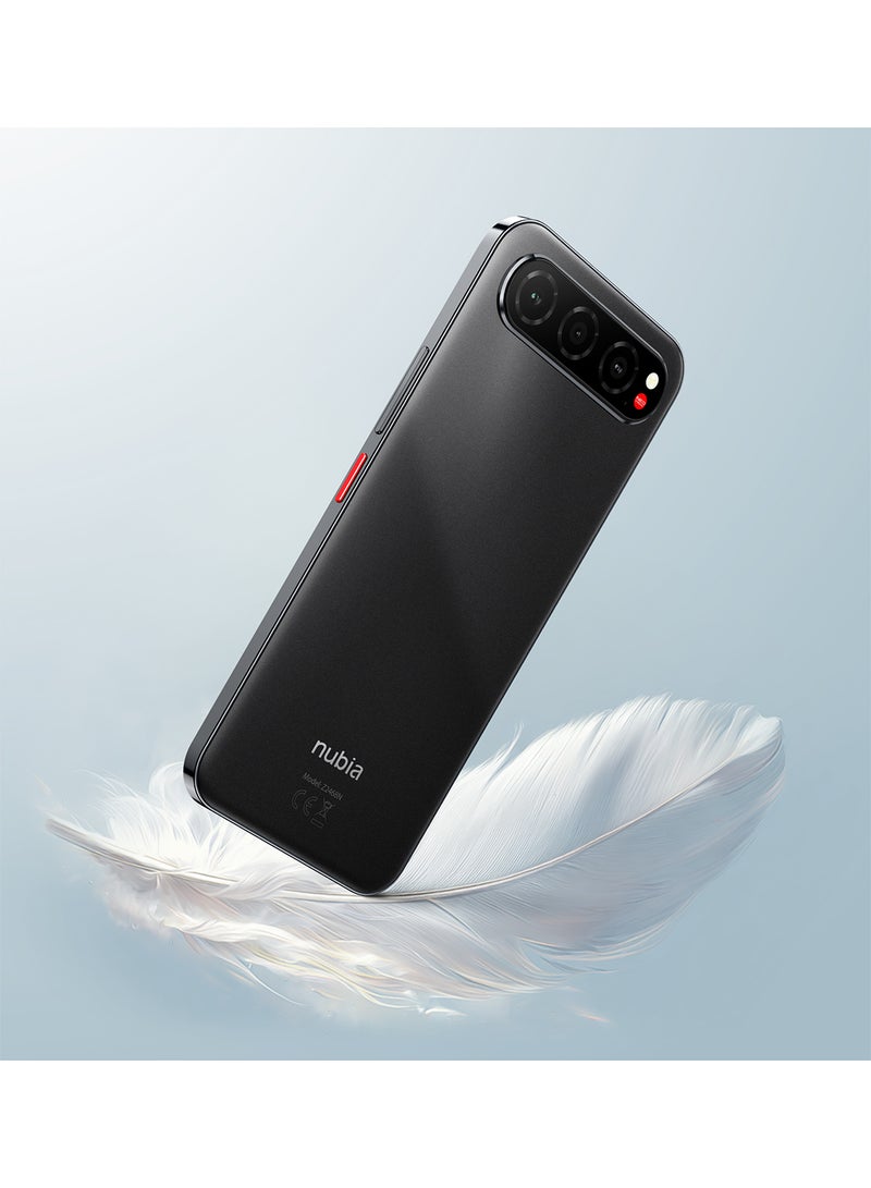 زد تي اي نوبيا إير ألترا-سليم ثنائي الشريحة تيتيوم أسود 8GB+12GB RAM 256GB 5G - نسخة الشرق الأوسط - Image 4