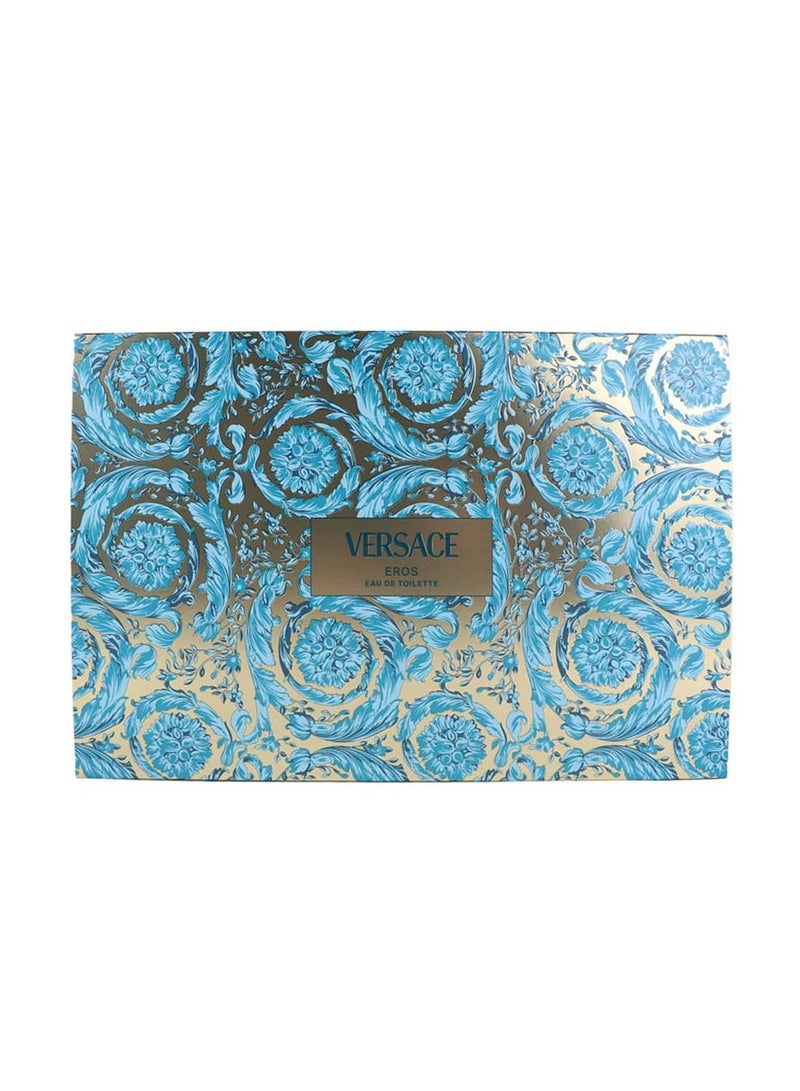 VERSACE Eros Gift Set Eau de Toilette 100ml + Eau de Toilette 10ml + Bag 100+10ml - Image 5