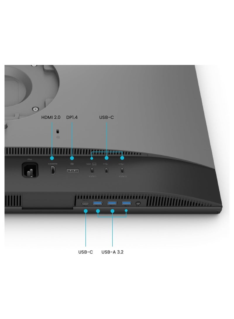بين كيو شاشة مصممي الجرافيك PD2706QN 27" 2K QHD 2560x1440 IPS، 95% P3، 100% sRGB/Rec.709، USB-C 90W، 100Hz، معايرة برمجية، سلسلة تسلسلية، لوحة نانو غير لامعة مضادة للتوهج، قابلة للتعديل في الارتفاع - Image 3