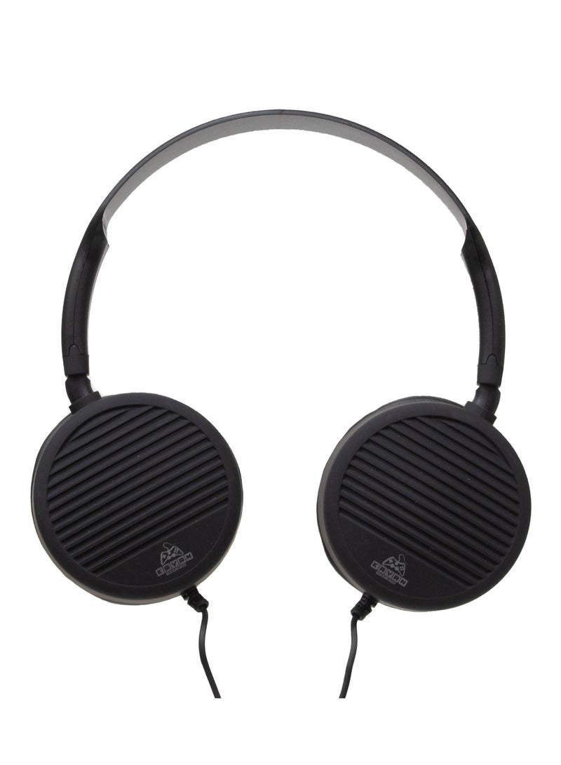 كايان سماعات كايان KN-826 ستيريو هاي فاي مع ميكروفون HD، سماعة رأس سلكية فوق الأذن مع جاك 3.5 مم، صوت عالي الدقة، تصميم مريح – أسود - Image 1