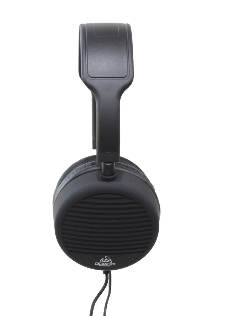 كايان سماعات كايان KN-826 ستيريو هاي فاي مع ميكروفون HD، سماعة رأس سلكية فوق الأذن مع جاك 3.5 مم، صوت عالي الدقة، تصميم مريح – أسود - Image 4