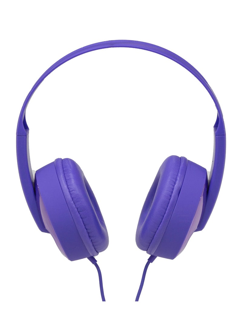 KAYAN KN-828 Stereo HiFi Headphones with 3.5mm Jack – Lightweight Wired Over-Ear Headset with Extra Bass, Comfort Fit, and Hi-Res Audio – Purple - Image 5