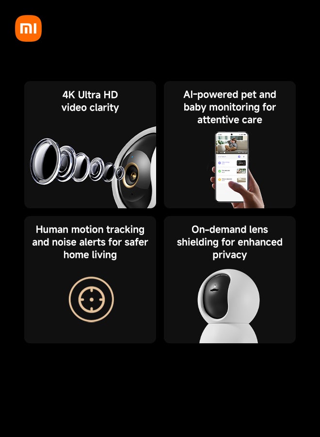 Xiaomi Smart Camera C701 | 4K UHD clarity | Dual-band Wi-Fi 6  | 8MP Super Sharp Video Camera | upto 256GB memory - Image 2