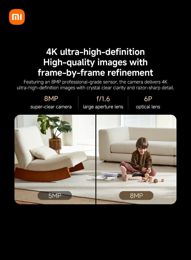 Xiaomi Smart Camera C701 | 4K UHD clarity | Dual-band Wi-Fi 6  | 8MP Super Sharp Video Camera | upto 256GB memory - Image 4