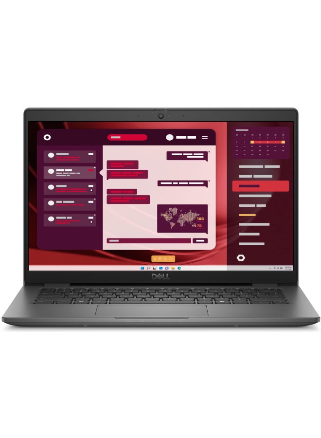 DELL Latitude 3450 Laptop With 14 Inch Full HD (1920X1080) Display, Intel Core Ultra 7-155U Processor/16GB RAM DDR5/512GB SSD/DOS(Without Windows)/ English/Arabic Grey - Image 1