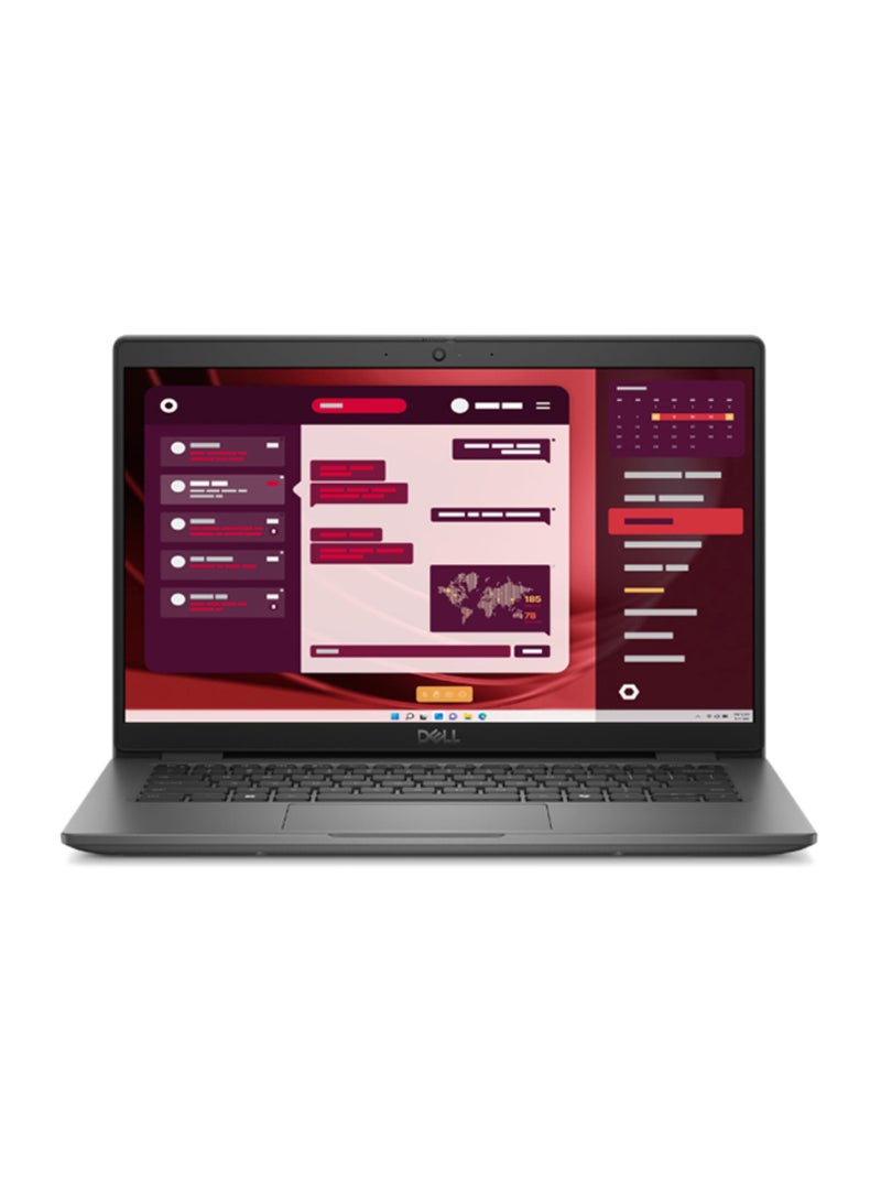 DELL Latitude 3450 Laptop With 14 Inch Full HD (1920X1080) Display, Intel Core Ultra 7-155U Processor/16GB RAM DDR5/512GB SSD/DOS(Without Windows) English/Arabic Grey - Image 1