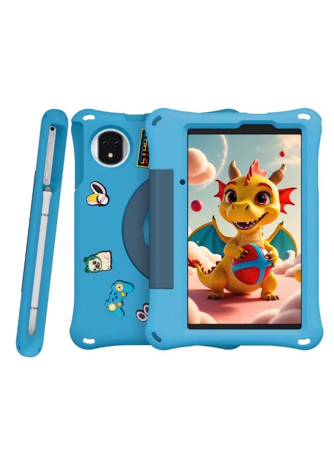 أوليفون Tab A9 Pro Kids Dual Sim|4Gb Ram 128Gb Rom|8.68" Hd+ Display|5040Mah Battary| Dual Speakers|Android 15-Blue - Image 1