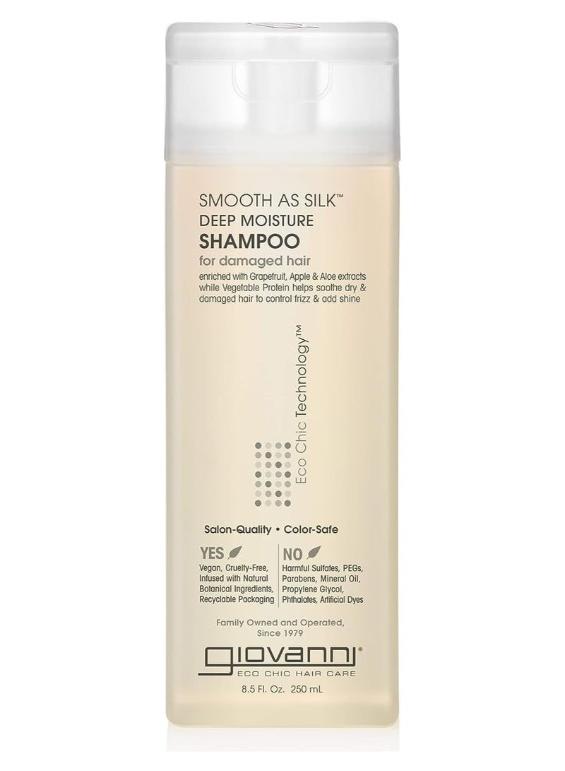 Giovanni, Smooth As Silk, Deep Moisture Shampoo, 8.5 fl oz (250 ml) - Image 1