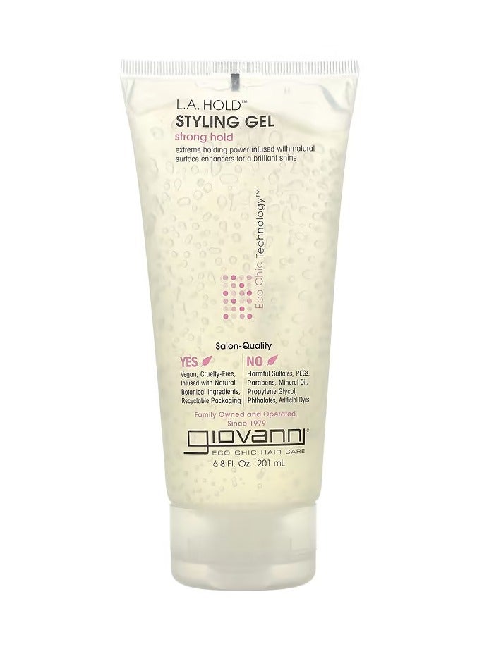 Giovanni, L.A. Hold Styling Gel, Strong Hold, 6.8 fl oz (201 ml) 201ml - Image 1