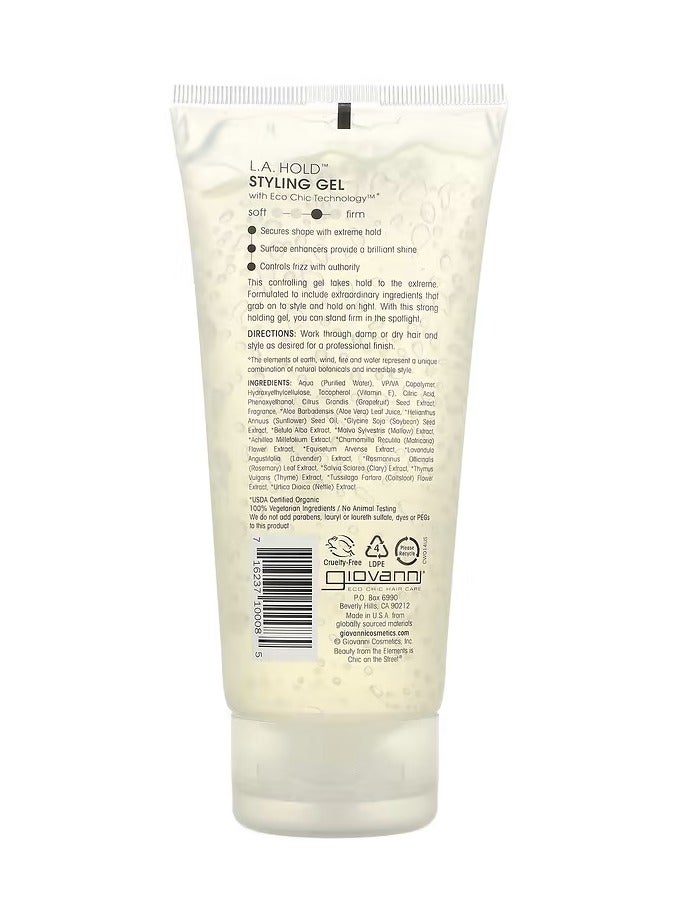 Giovanni, L.A. Hold Styling Gel, Strong Hold, 6.8 fl oz (201 ml) 201ml - Image 2