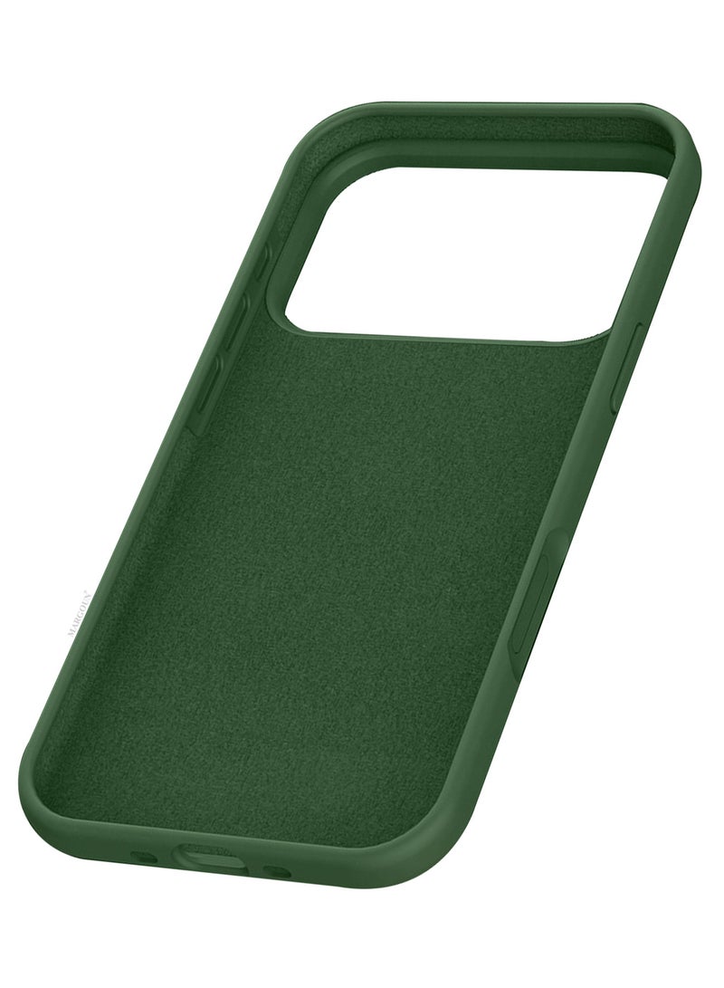 مارجون Liquid Silicone Protective Phone Case for iPhone 17 Pro Max, Soft Anti-Scratch Microfiber Lining Utra Slim Drop Protection Phone Cover - Green Green-1 - Image 5