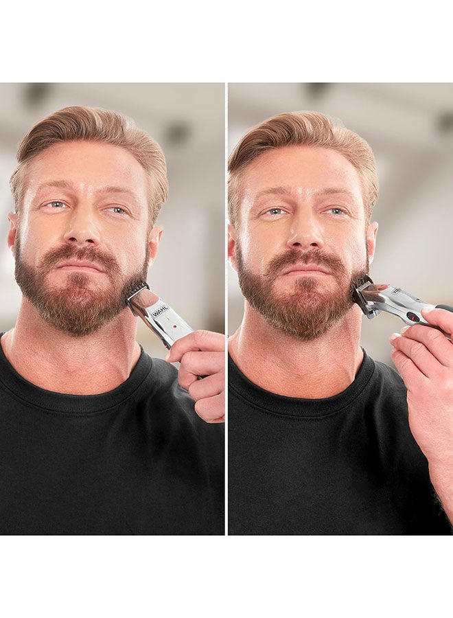 وال مقص لحية قابل لإعادة الشحن للرجال، هدايا له، مقصات لحية للرجال، مقص لحية خفيف، مجموعة العناية بالرجال، مقص لحية لاسلكي، مجموعة العناية باللحية - 9916-1117 - Image 5